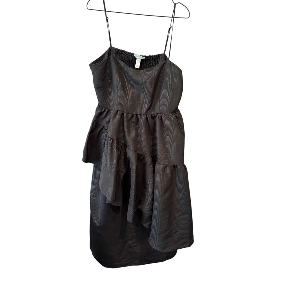 kate spade‎ x Target Tiered Ruffle Midi Tank Dress Black Large